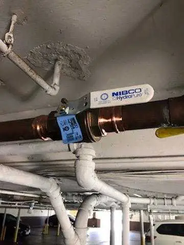 Copper pipe repair and valve work for Backflow Testing in Maine